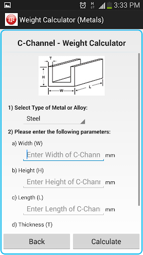 【免費工具App】Weight Calculator (Metal)-APP點子