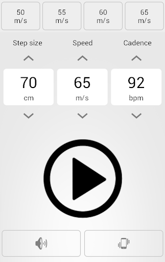 Metronome for trekking