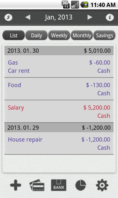 Gold Money Screen 2