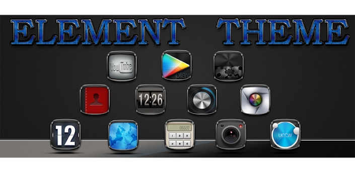 free download android full pro mediafire qvga tablet armv6 apps themes ELEMENT Theme ADW,NOVA,APEX APK v1.0 games application