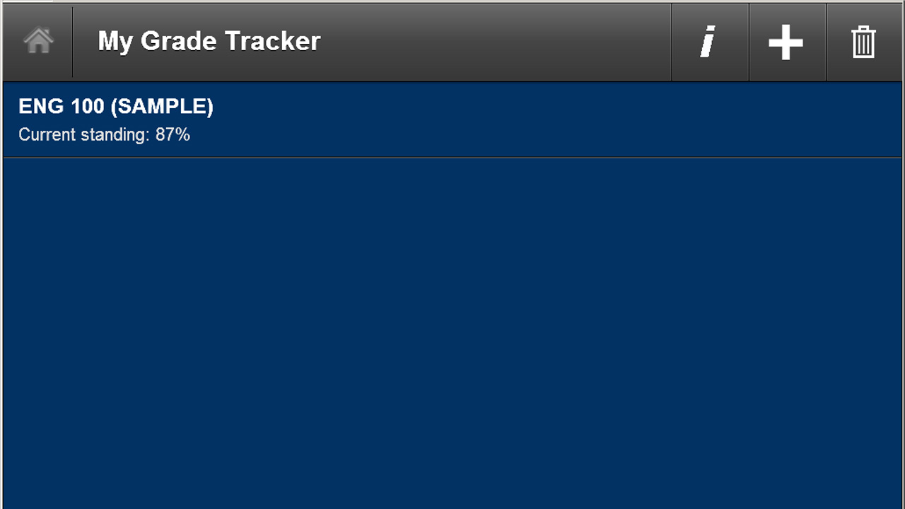   My Grade Tracker – Screenshot 