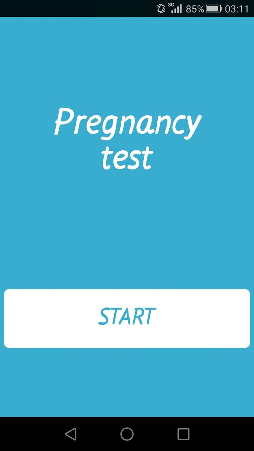Pregnancy test Screen 1