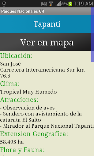 【免費旅遊App】Parques Nacionales CR-APP點子