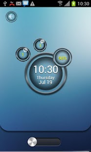 Bubble MagicLocker theme