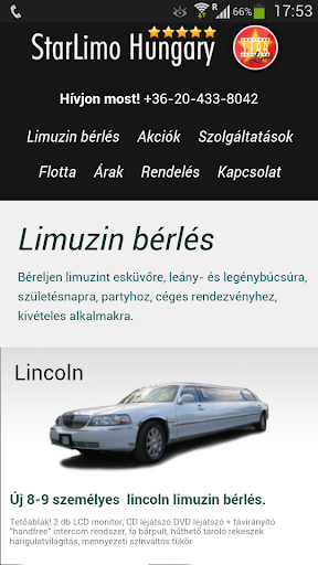 Limuzin bérlés Budapest