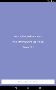 Latin Sayings Screenshots 1