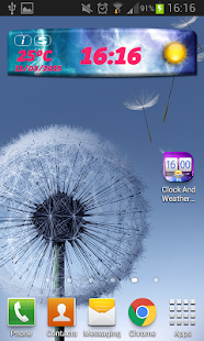 Clock And Weather Widget Screen 3