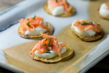 Smoked Salmon Potato Bites