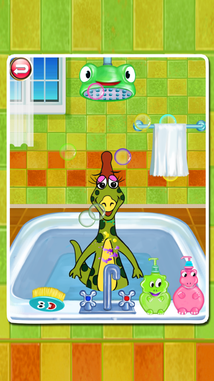 Dino Bath &amp; Dress Up Screen 3