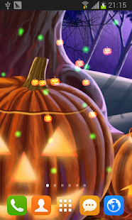 Halloween Jack-o-lanterns lwp Screenshots 2