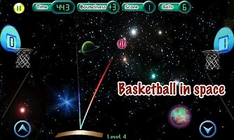 Cosmic Basketball FREE APK 屏幕截图图片 #1