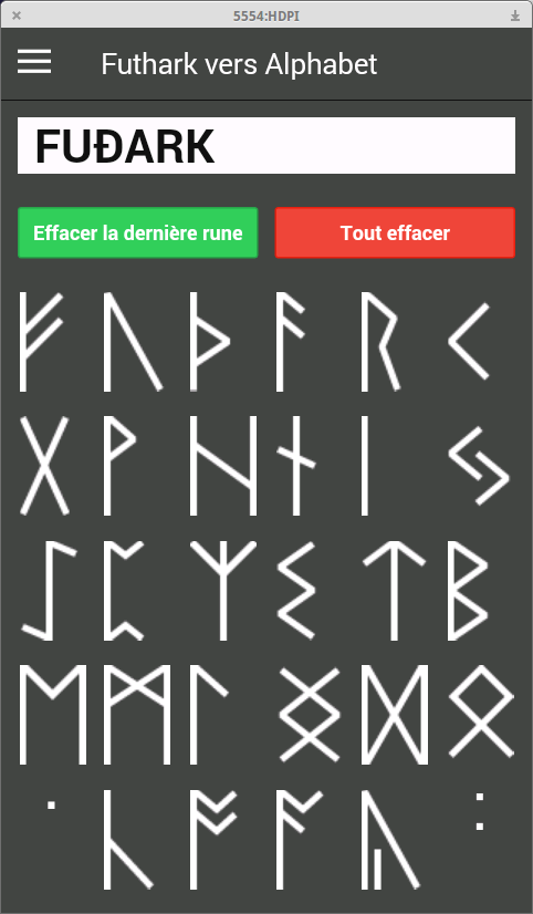 Oracle des Runes Screen 2