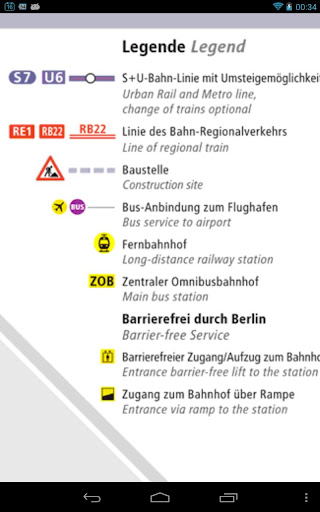 베를린 지하철 U-Bahn을 지도