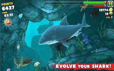  Hungry Shark Evolution 1.5.1 apk +data [Mod/Unlimited Money & Diamond]