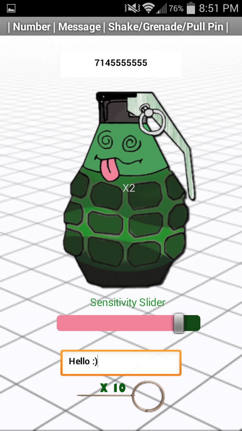 Text Grenade Screen 3