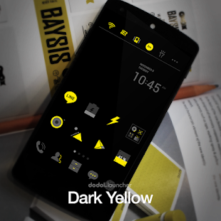 Dark Yellow Dodol Theme