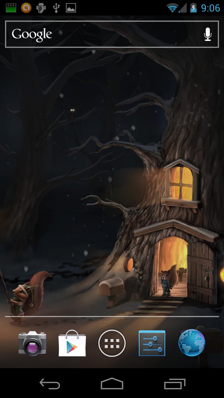 The First Snow Live Wallpaper Screen 3