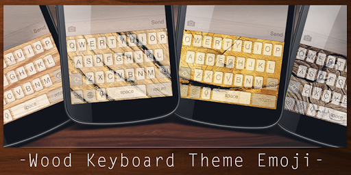 Wood Keyboard Theme Emoji