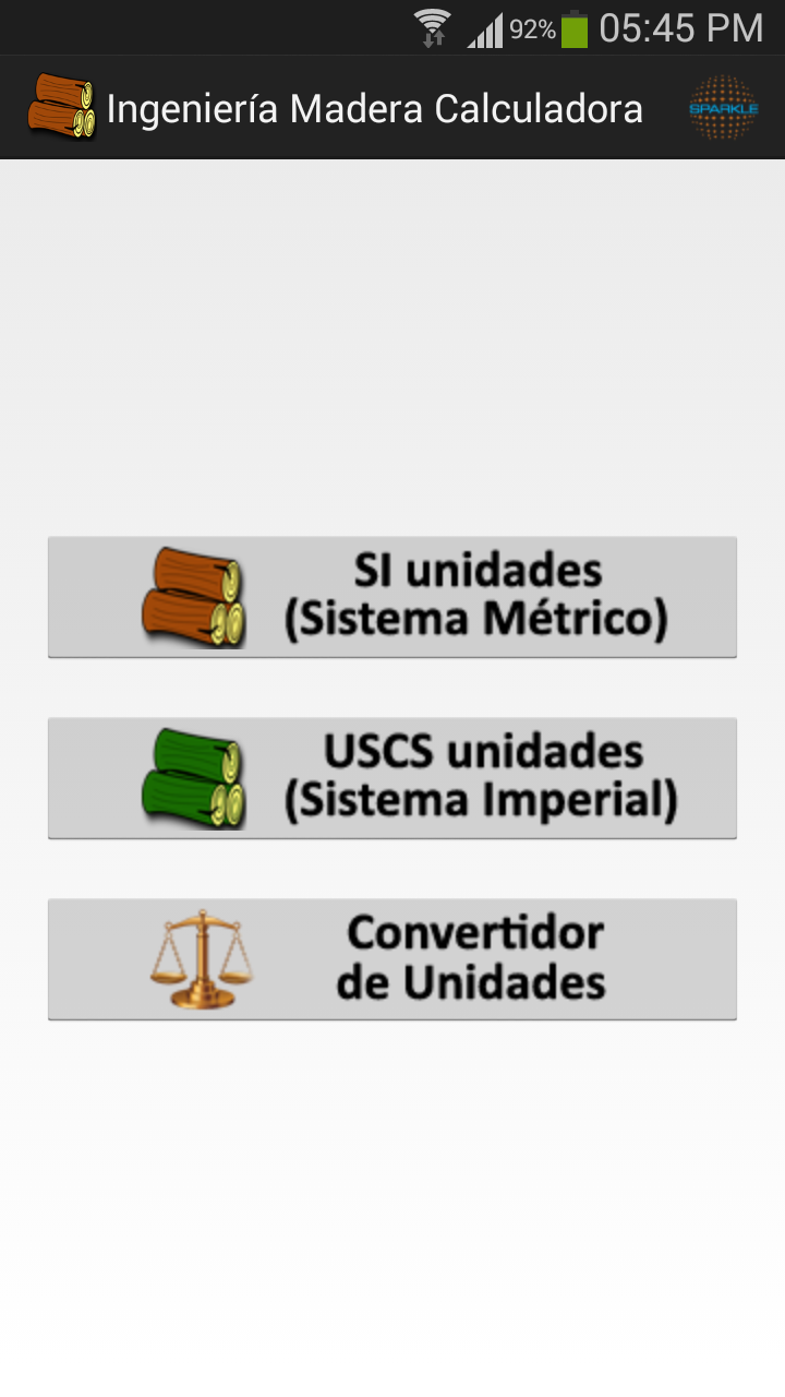 Android application Timber Engineering Calculator screenshort
