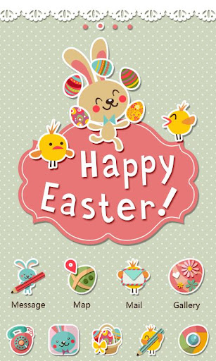 Happy Easter GO Launcher Theme