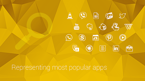 Minimalistic Icons | Yellow poster 3