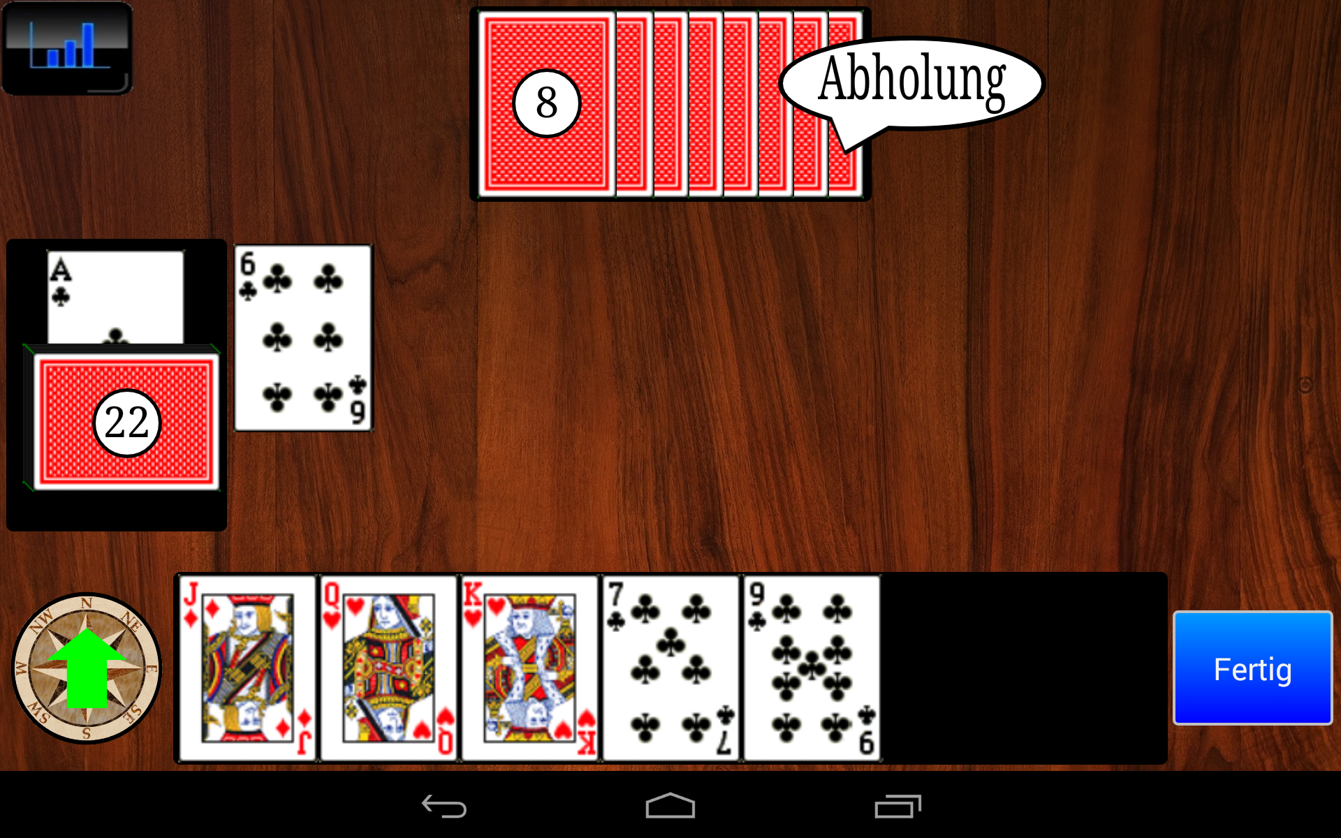 Android application Durak screenshort