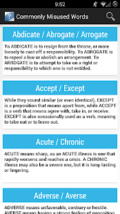 Lastest Commonly Misused English Words APK