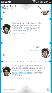 Free EvolveSMS Theme - Verge Blue APK