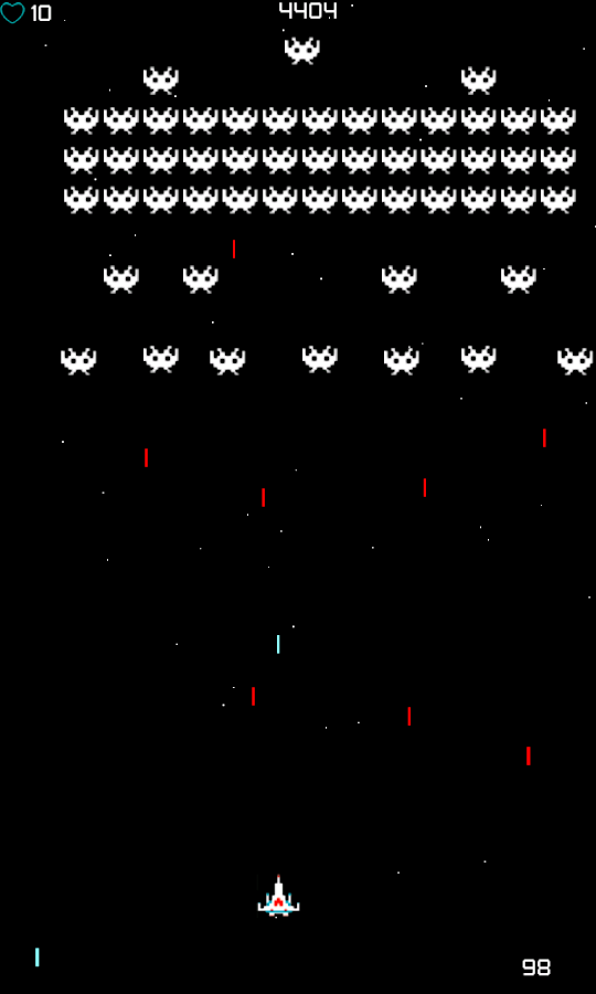 Space invaders - screenshot