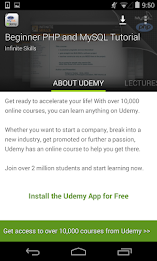 Learn PHP & MySQL by Udemy poster 6