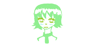green with a hint of blue