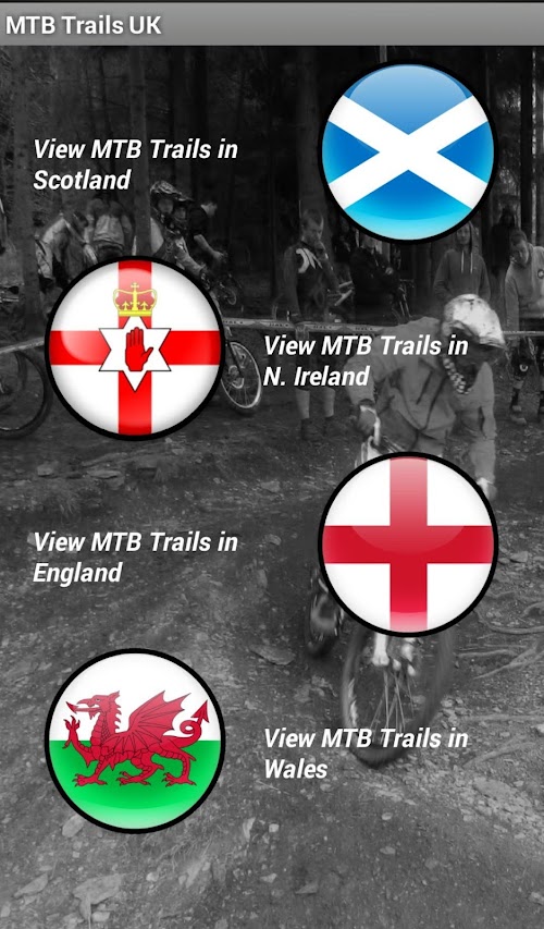 Android application MTB Trails UK screenshort