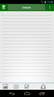 Capture d'ecran de l'application Android WriteNote Pro