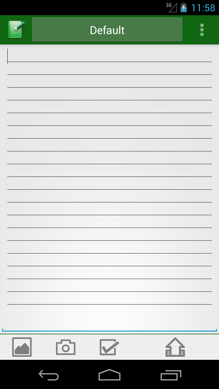 Android application WriteNote Pro screenshort
