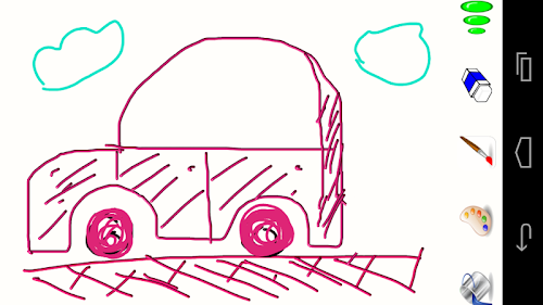 Screenshot dell'applicazione Android Paint