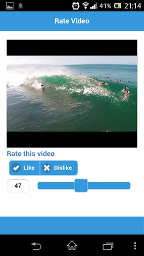 Video Rating App