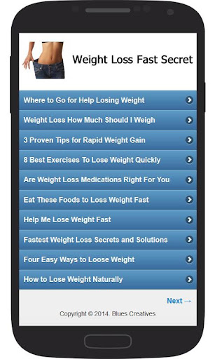 Weight Loss Fast Secret