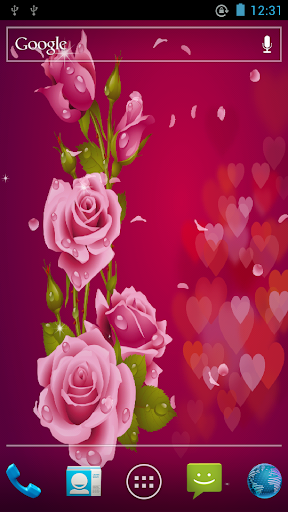 Love Rose Live Wallpaper
