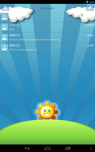 【免費娛樂App】GO短信加强版可爱的太阳-APP點子