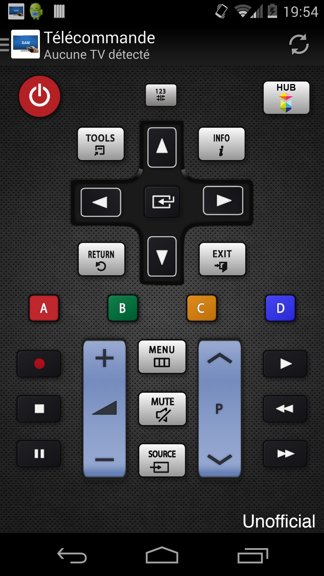 Android application Remote for Samsung TV screenshort