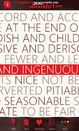 Chambers 200 Words–Don’t Use poster 2