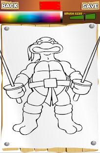 Ninja Coloring Pages Turtles