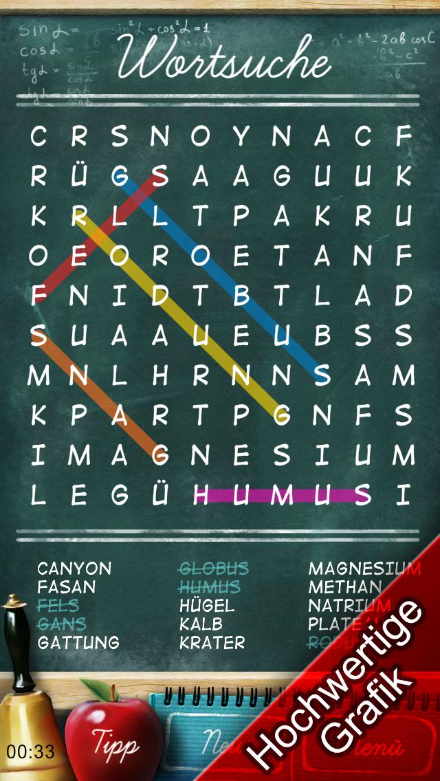 Android application Free Word Search Puzzles screenshort