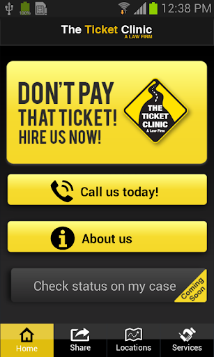 The Ticket Clinic Mobile App