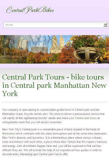 Central Park Tours Online