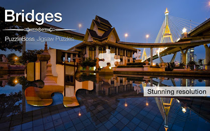 Bridges Jigsaw Puzzles Demo poster 1