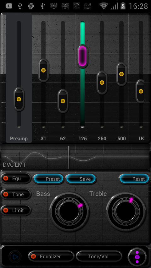 Poweramp skin New Neon Screen 2