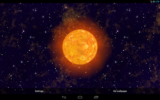 【免費個人化App】Solar Flare Live Wallpaper-APP點子