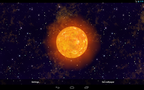 Solar Flare Live Wallpaper