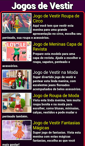 Jogos de vestir